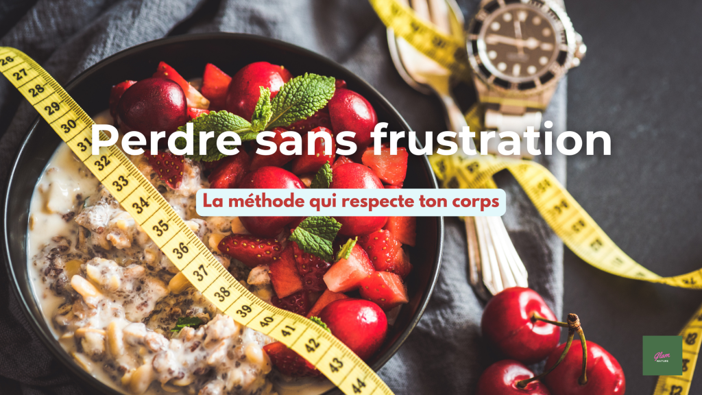 Assiette fruits et céréales avec mètre-ruban