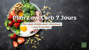 bannière plan low carb 7 jours